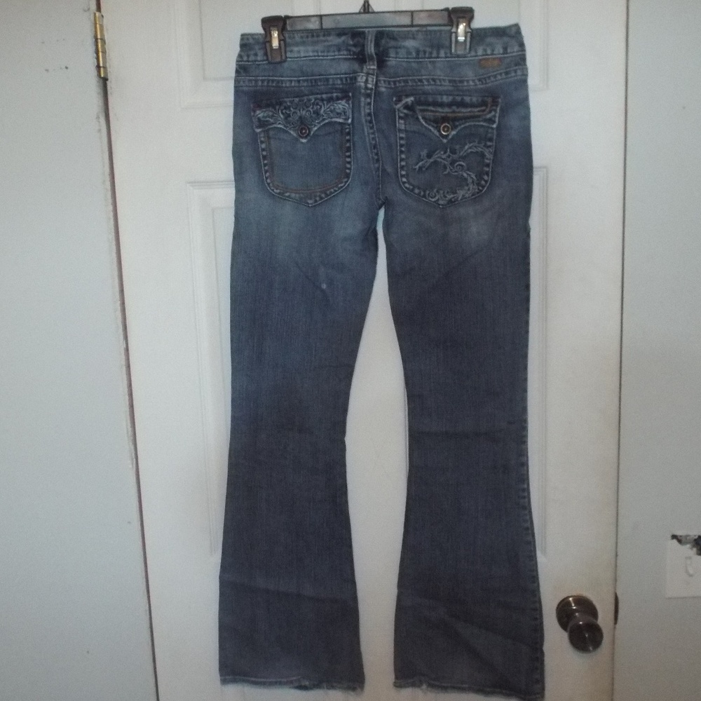 Women's  Silver "Belle Star" Blue Jeans